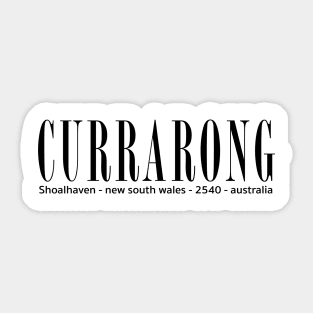 Currarong New South Wales Sticker
